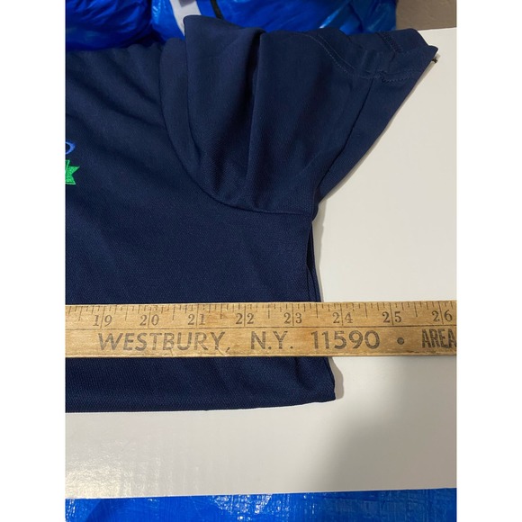 NWT Core365 Men’s Polo Shirt Size Large Classic Navy Blue Short Sleeve VNA - Picture 4 of 9